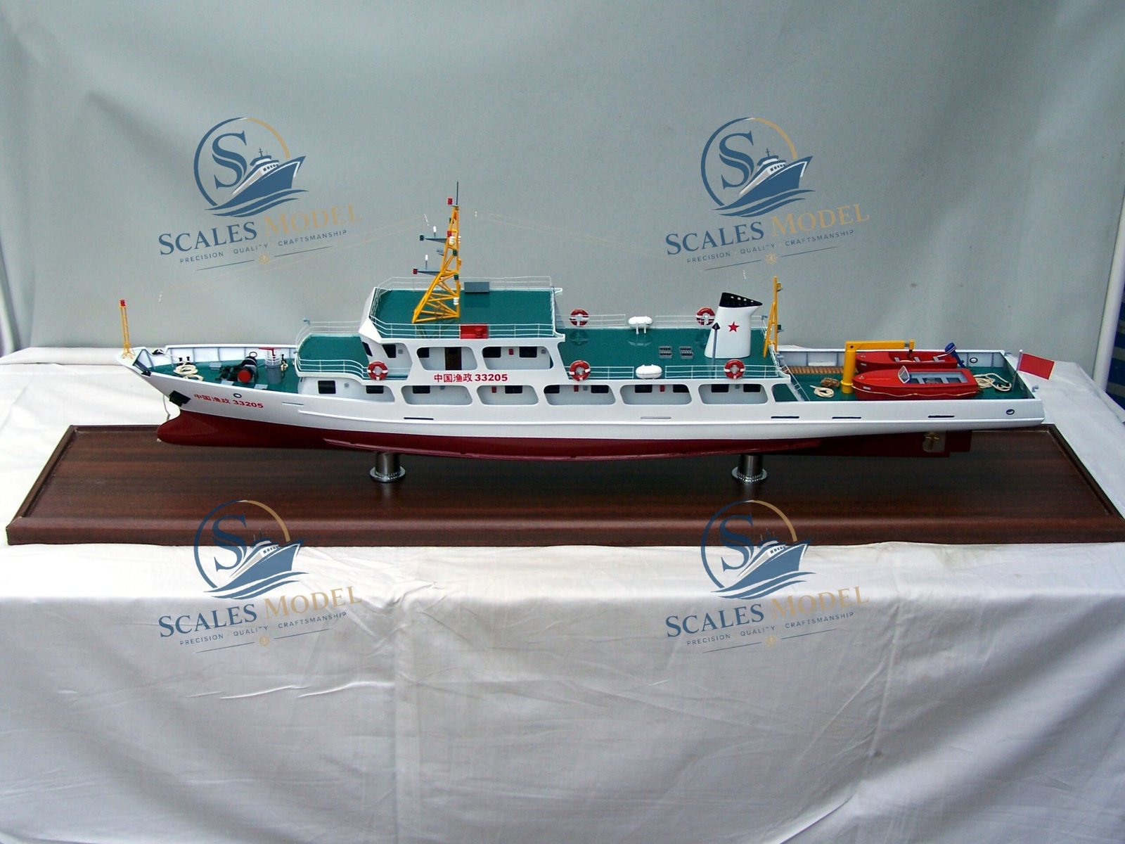 fishery service vessel scale model