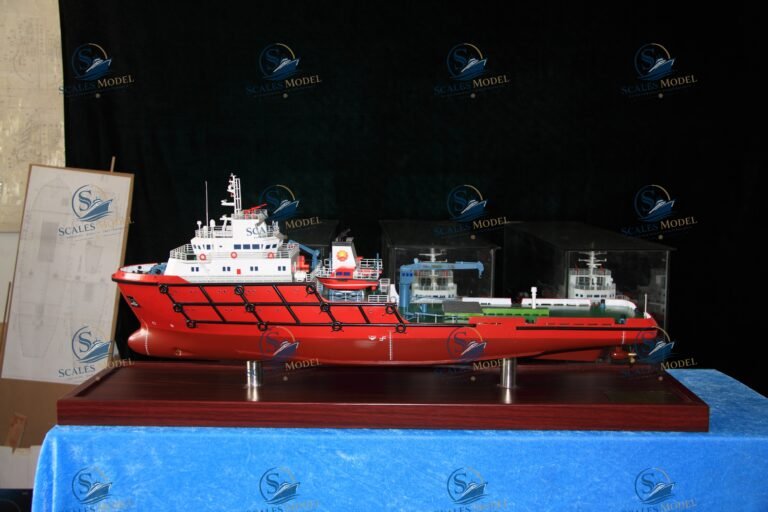 commercial service vessel exhibition scale model