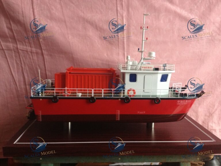 finished specialist marine scale model