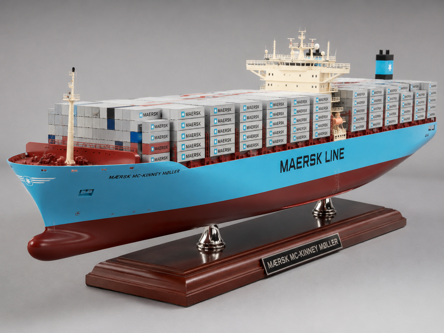 custom Maersk container vessel scale model